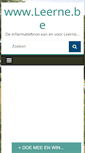 Mobile Screenshot of leerne.be
