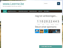 Tablet Screenshot of leerne.be